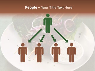 Crowd Casual Illustration PowerPoint Template