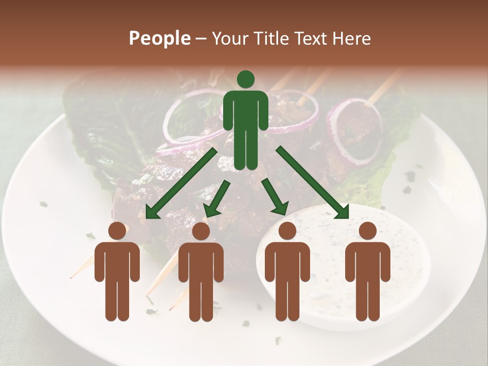 Crowd Casual Illustration PowerPoint Template