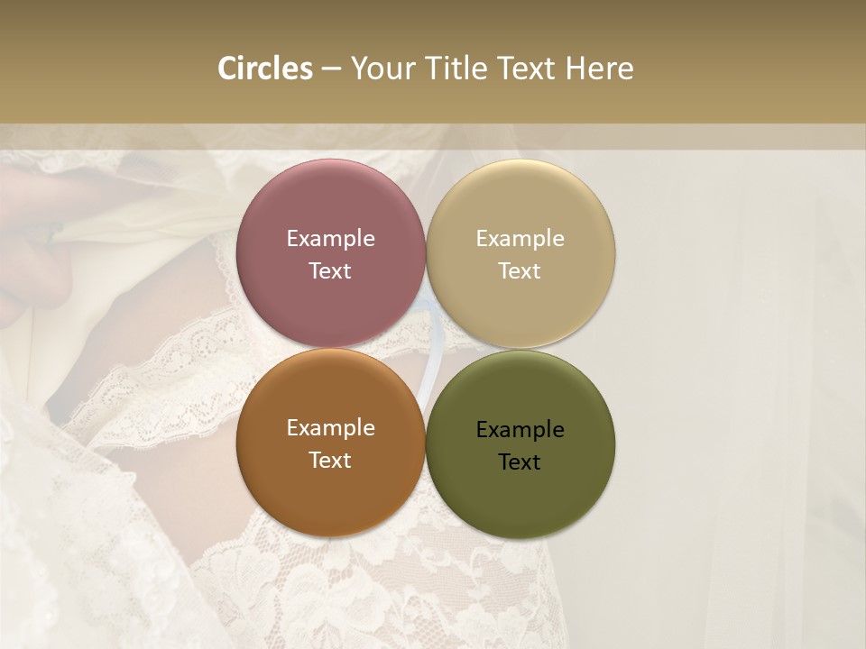 Women Leg Wedding PowerPoint Template