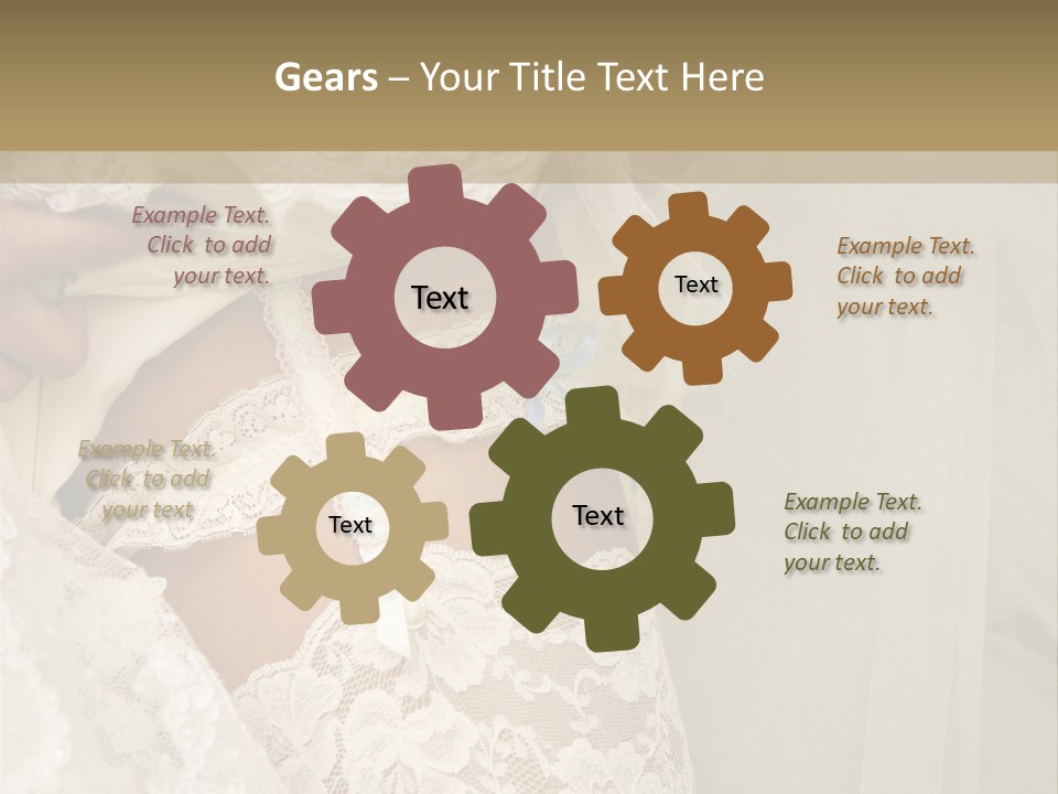 Women Leg Wedding PowerPoint Template