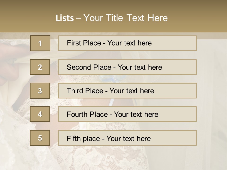 Women Leg Wedding PowerPoint Template