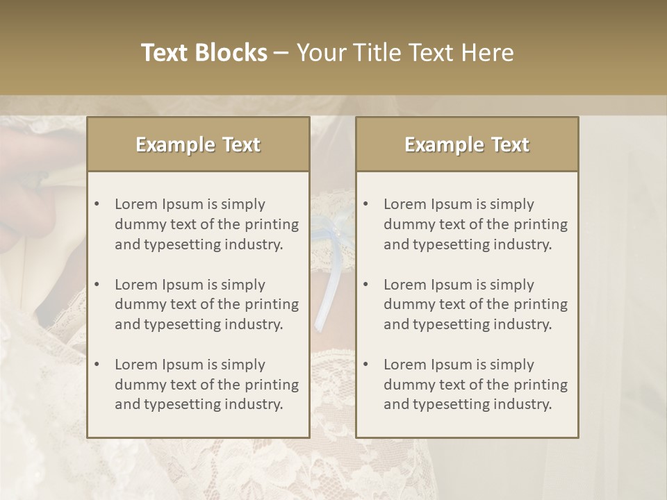 Women Leg Wedding PowerPoint Template