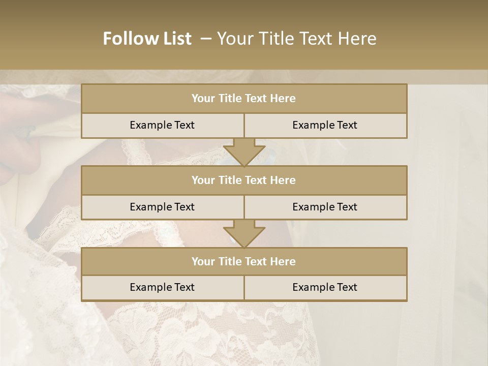 Women Leg Wedding PowerPoint Template