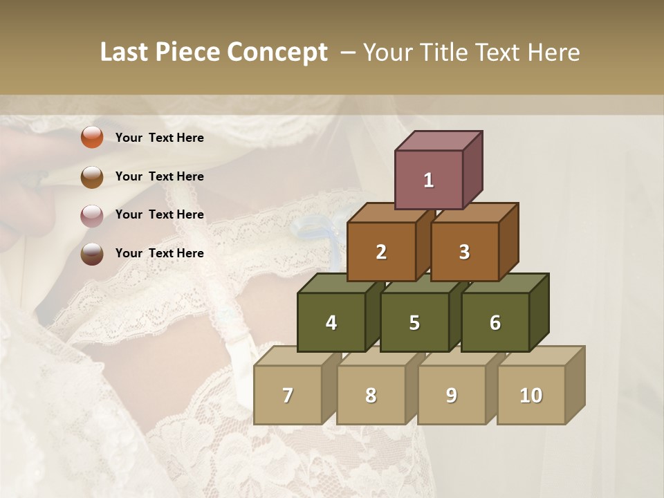 Women Leg Wedding PowerPoint Template