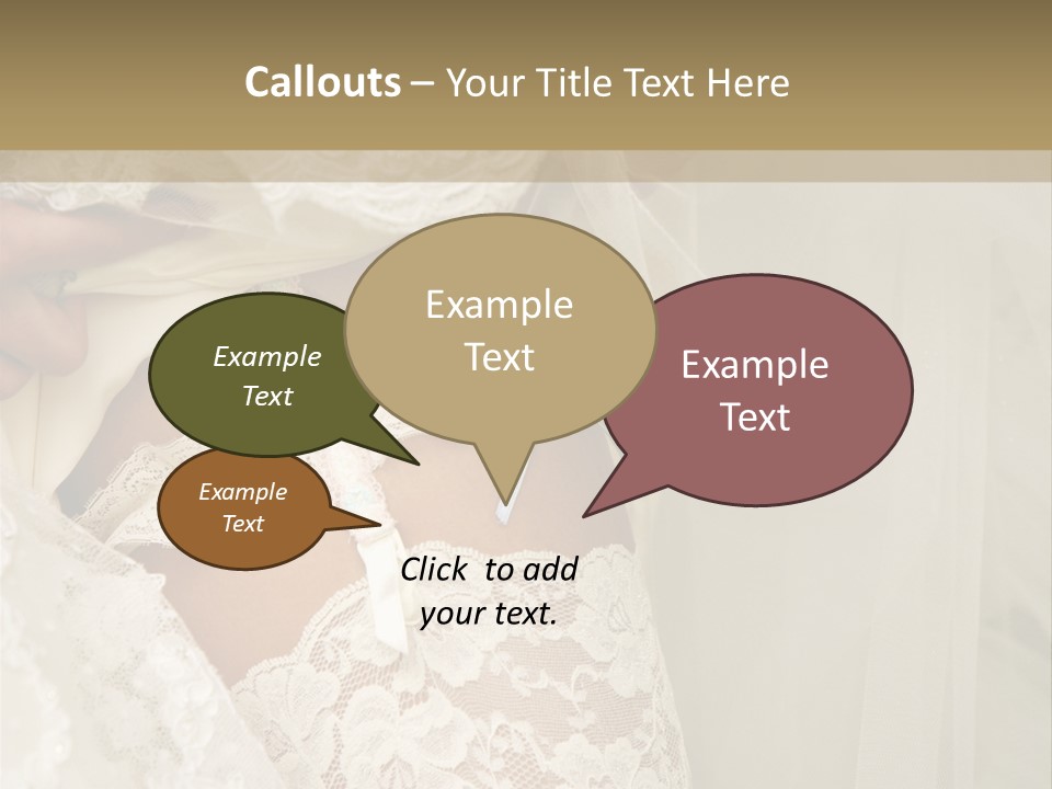 Women Leg Wedding PowerPoint Template