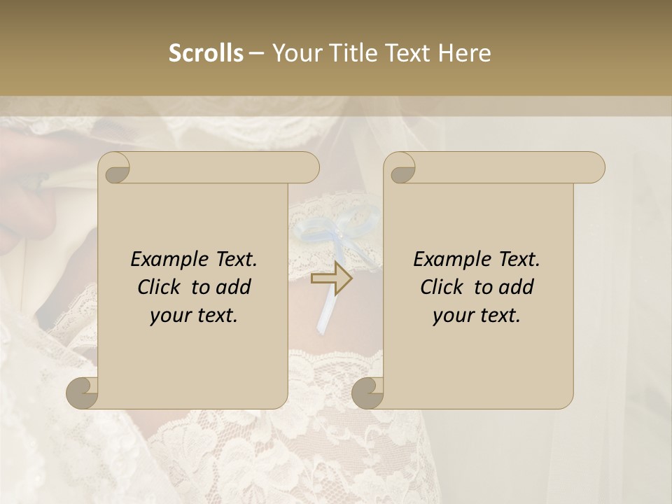 Women Leg Wedding PowerPoint Template