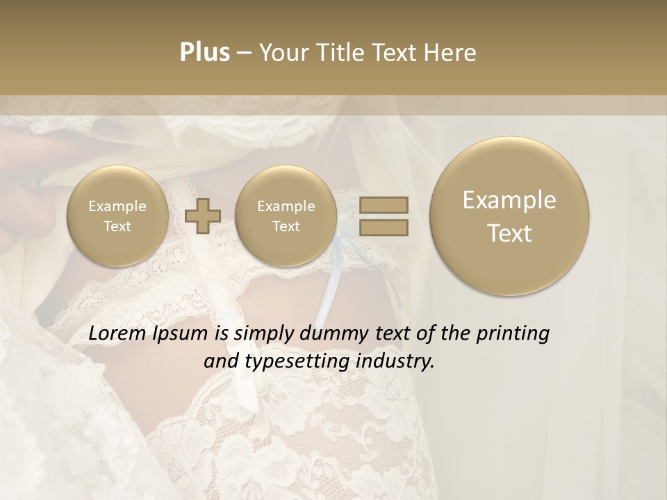 Women Leg Wedding PowerPoint Template