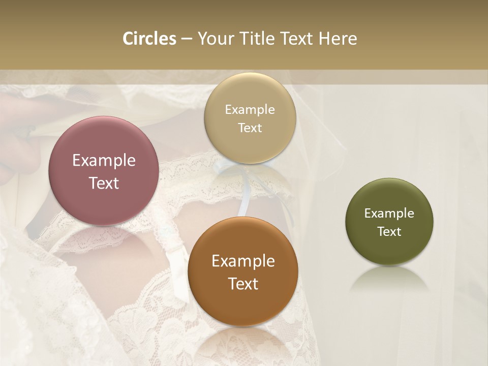 Women Leg Wedding PowerPoint Template