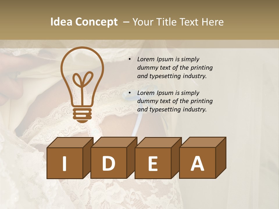 Women Leg Wedding PowerPoint Template