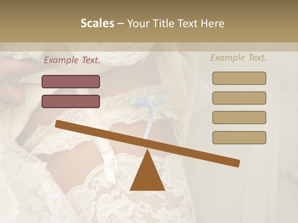 Women Leg Wedding PowerPoint Template