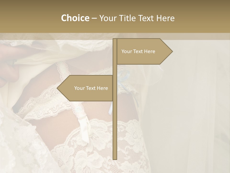 Women Leg Wedding PowerPoint Template