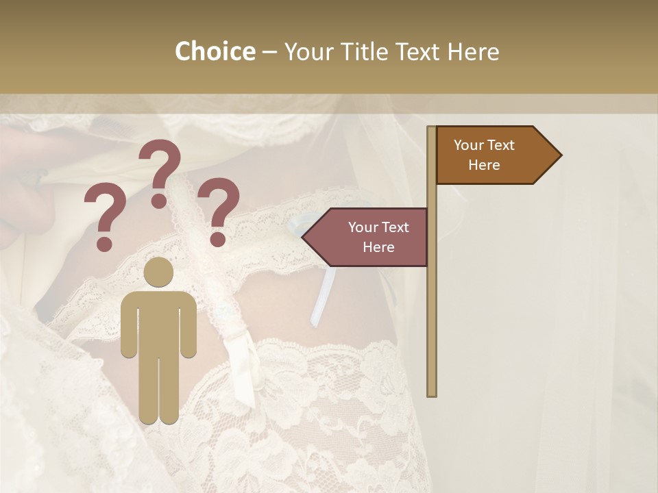 Women Leg Wedding PowerPoint Template