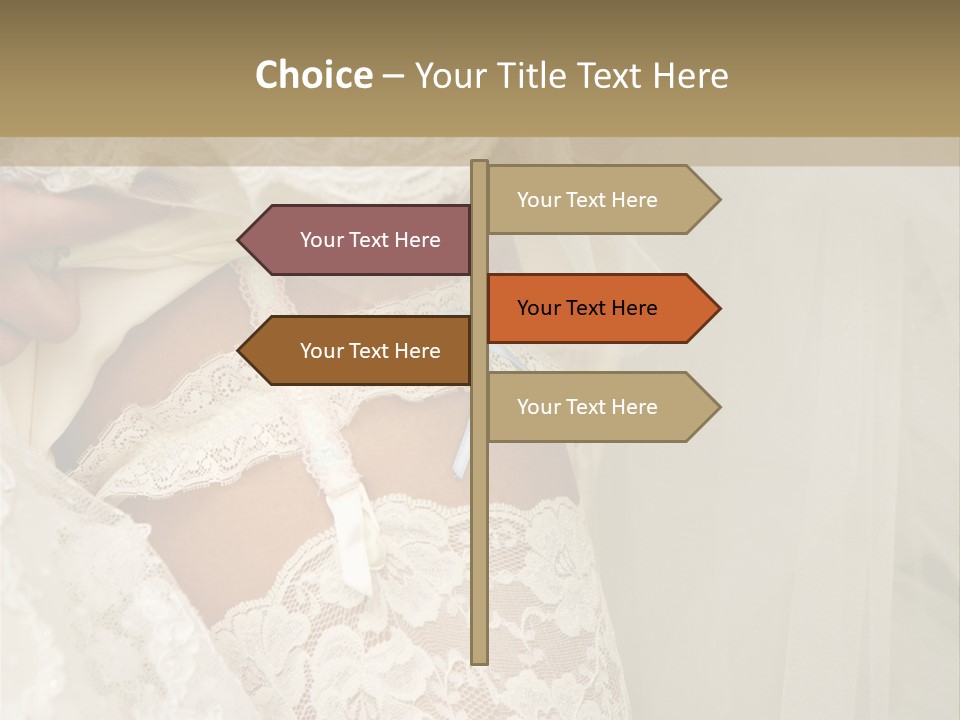 Women Leg Wedding PowerPoint Template