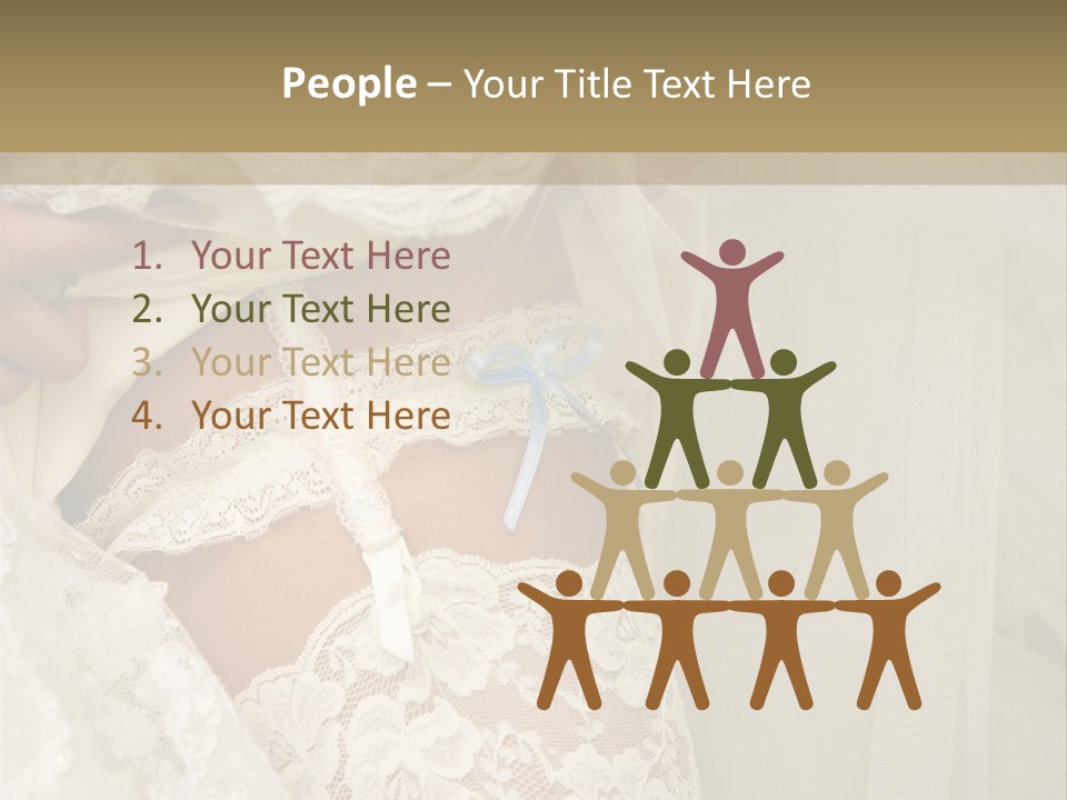 Women Leg Wedding PowerPoint Template