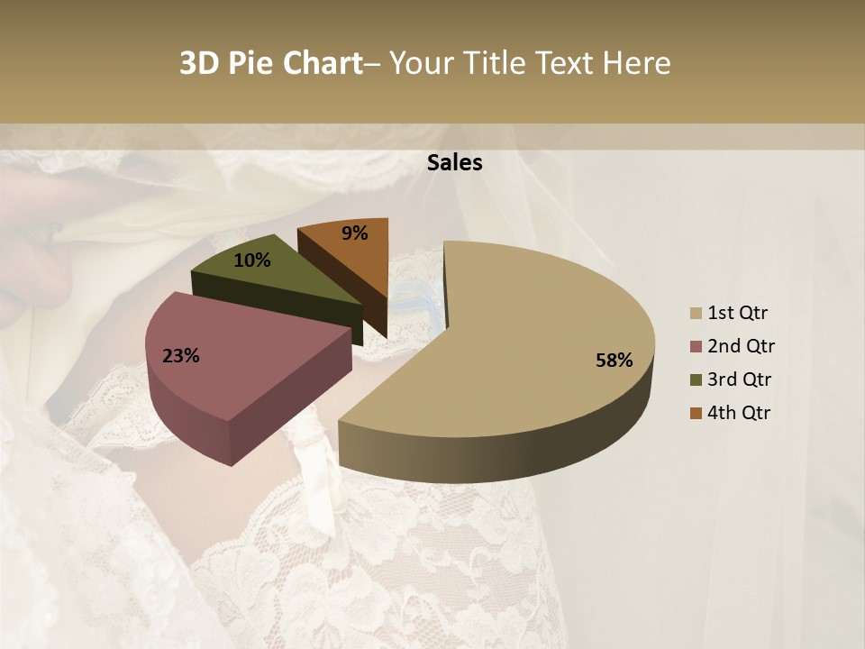 Women Leg Wedding PowerPoint Template