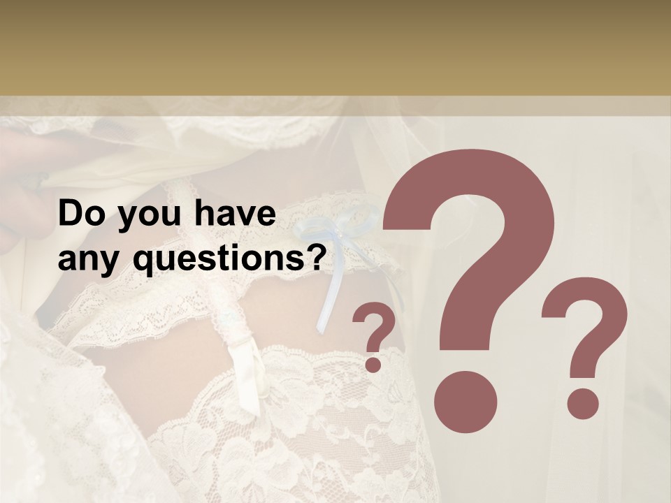 Women Leg Wedding PowerPoint Template