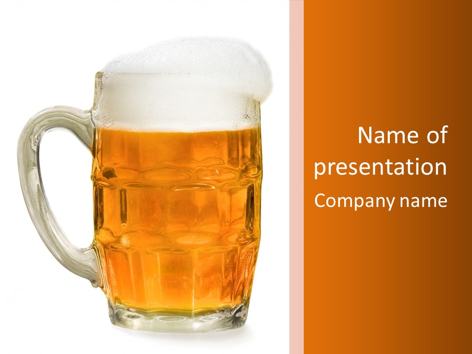 Drink Background One PowerPoint Template