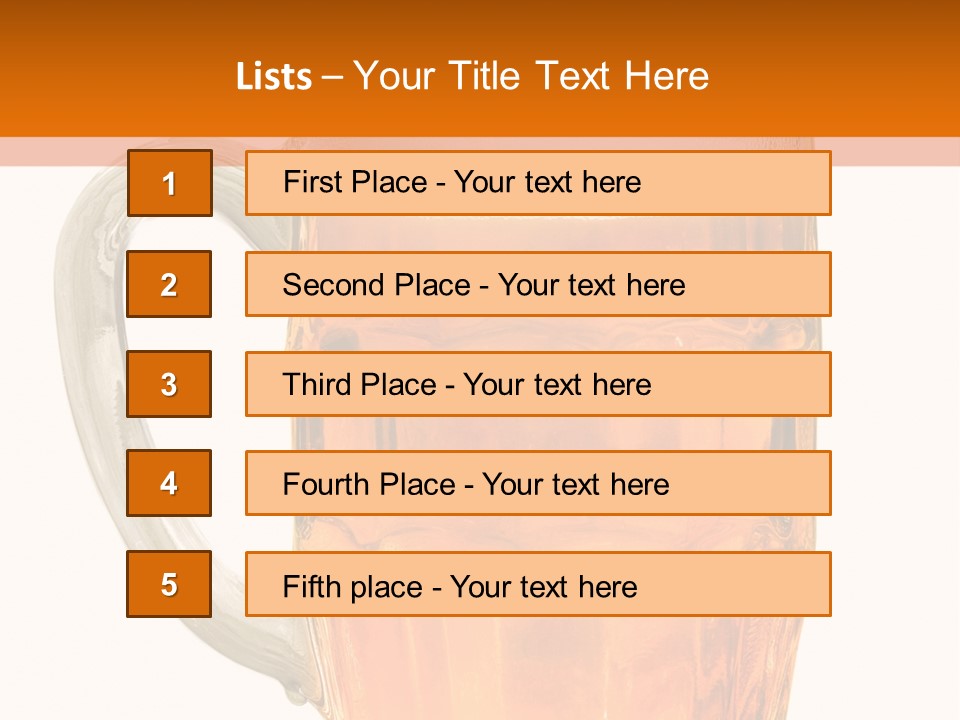 Drink Background One PowerPoint Template