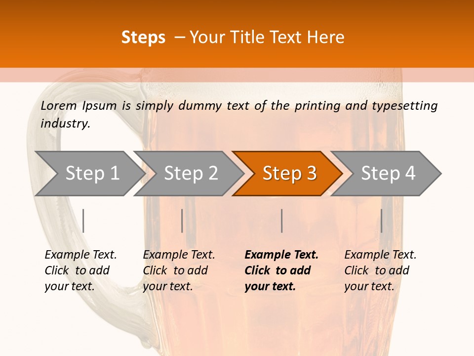 Drink Background One PowerPoint Template