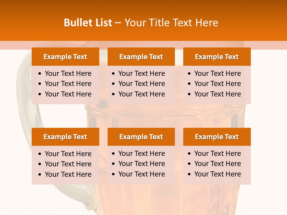 Drink Background One PowerPoint Template