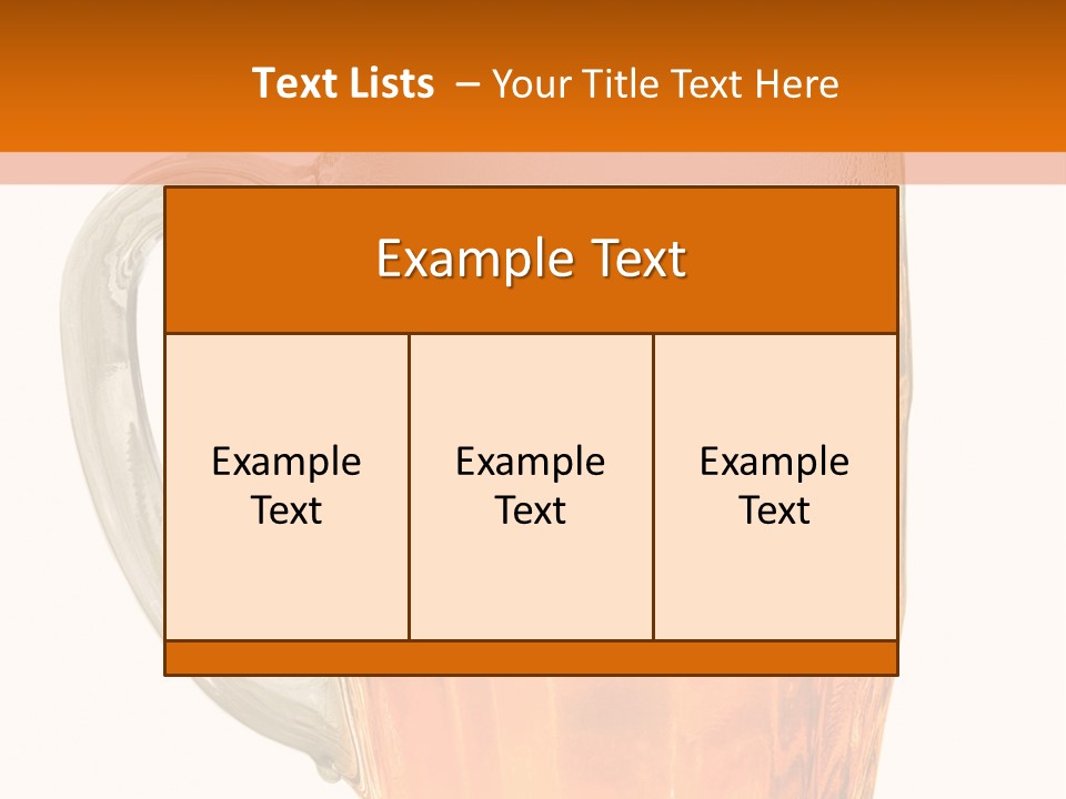 Drink Background One PowerPoint Template