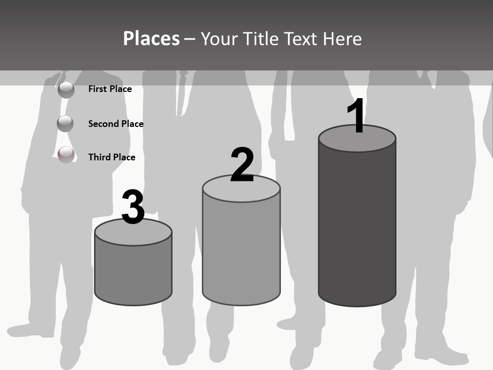 Crowd Casual Illustration PowerPoint Template