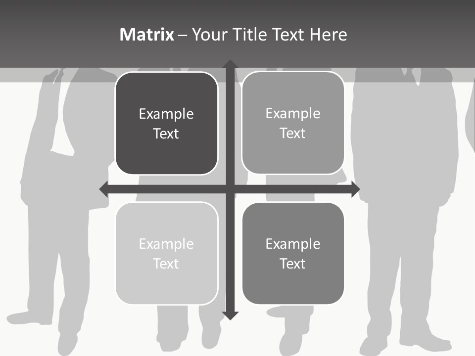 Crowd Casual Illustration PowerPoint Template