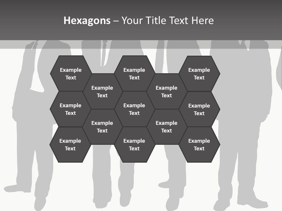 Crowd Casual Illustration PowerPoint Template