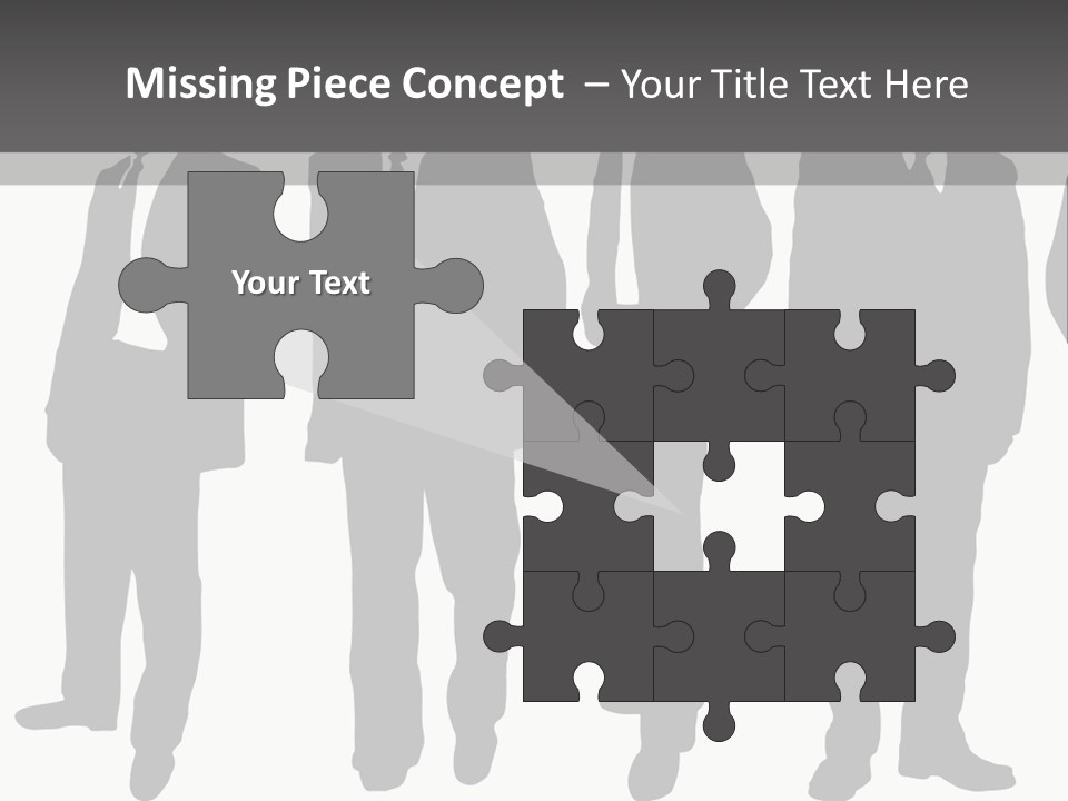 Crowd Casual Illustration PowerPoint Template