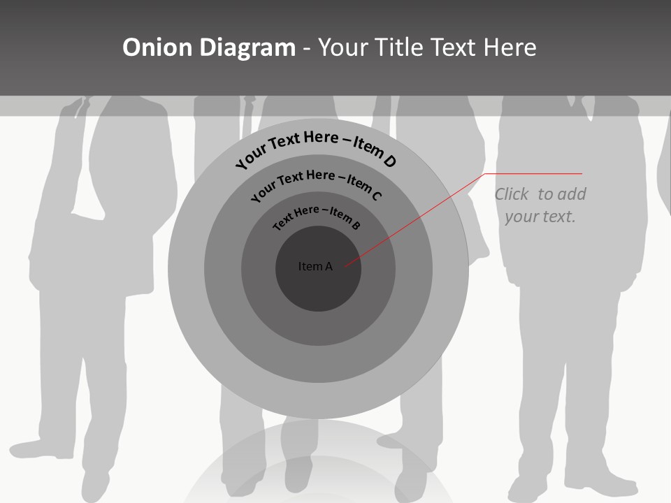 Crowd Casual Illustration PowerPoint Template
