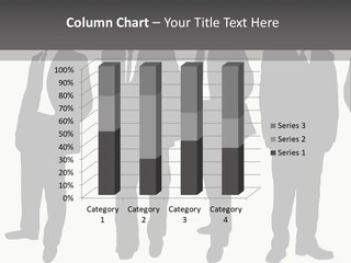 Crowd Casual Illustration PowerPoint Template