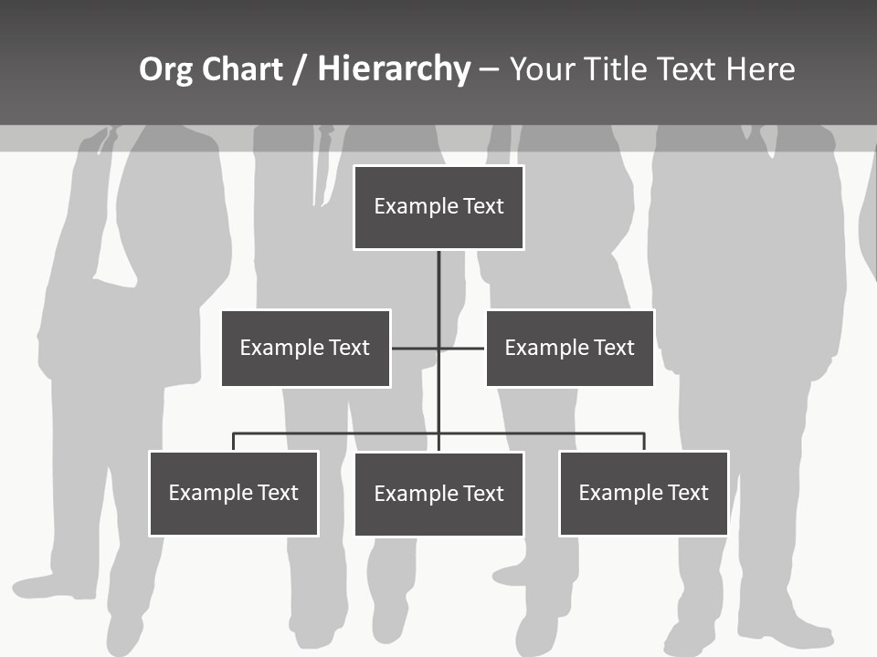 Crowd Casual Illustration PowerPoint Template