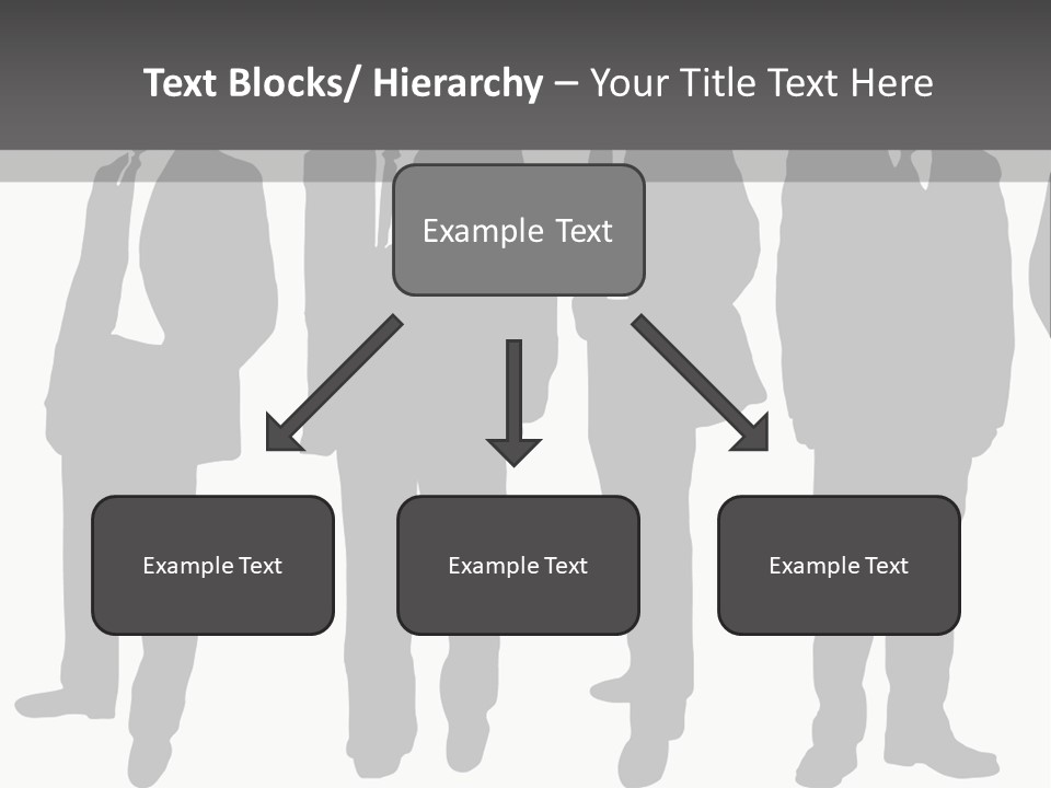 Crowd Casual Illustration PowerPoint Template