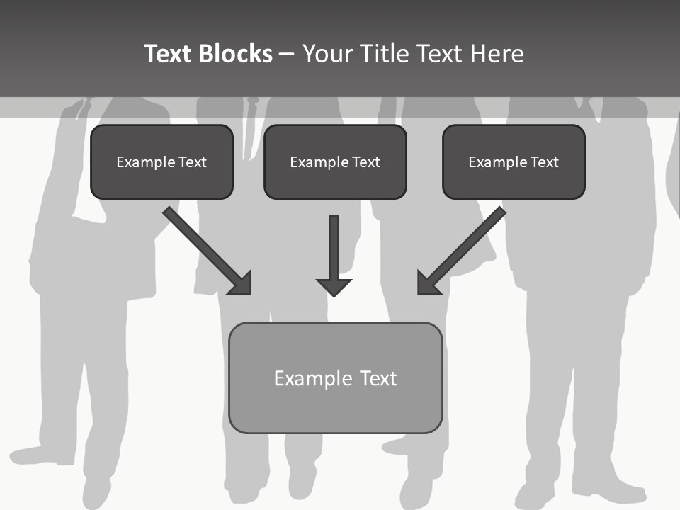 Crowd Casual Illustration PowerPoint Template