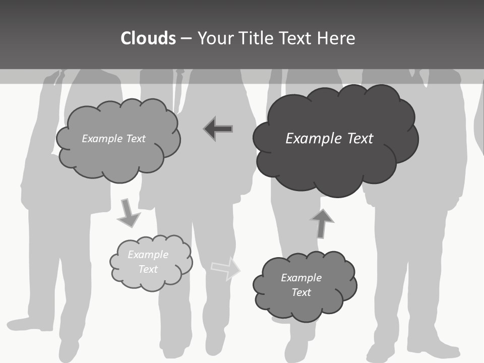 Crowd Casual Illustration PowerPoint Template