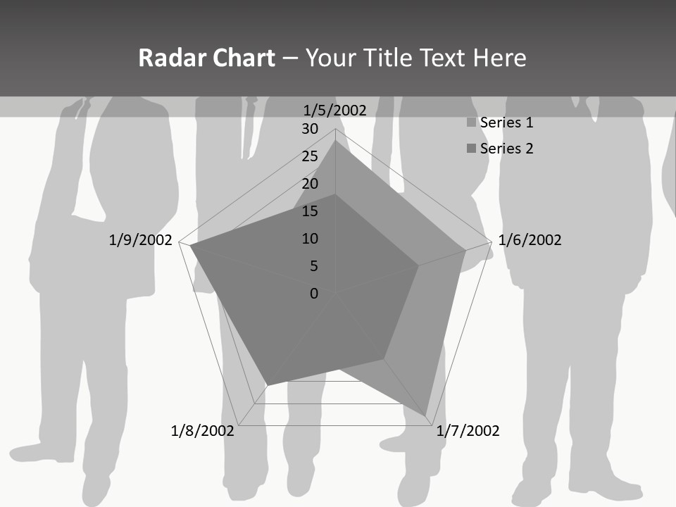 Crowd Casual Illustration PowerPoint Template