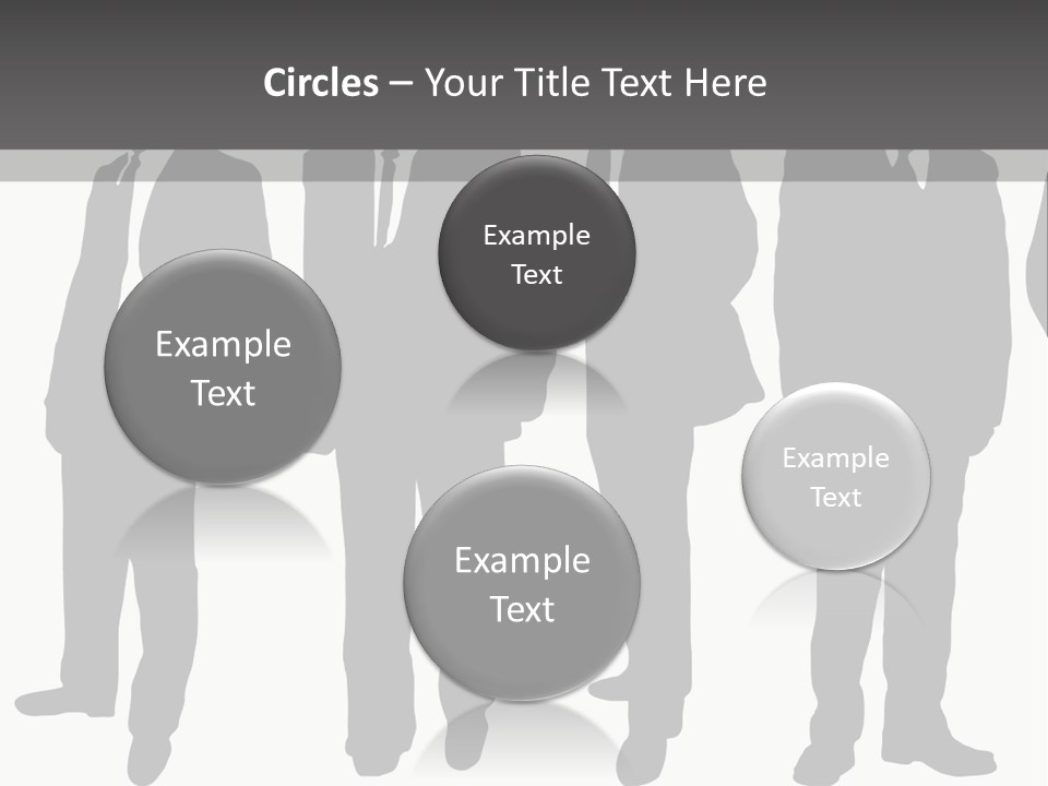 Crowd Casual Illustration PowerPoint Template