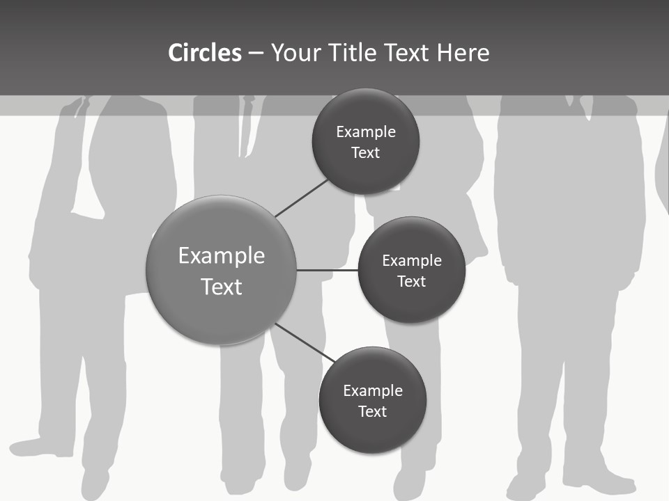 Crowd Casual Illustration PowerPoint Template