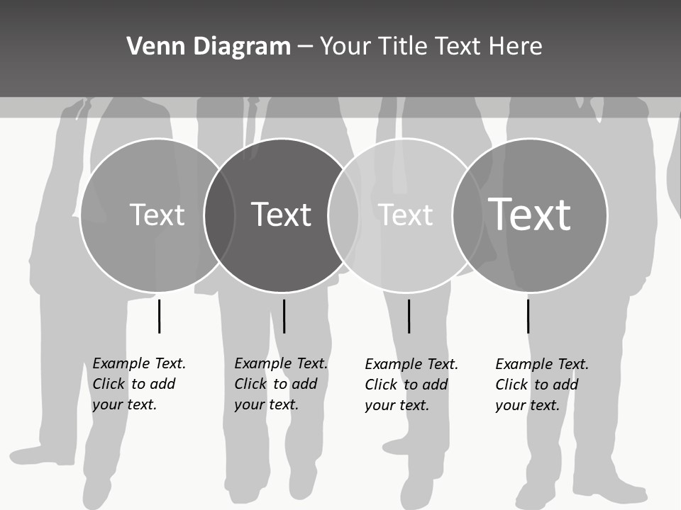 Crowd Casual Illustration PowerPoint Template