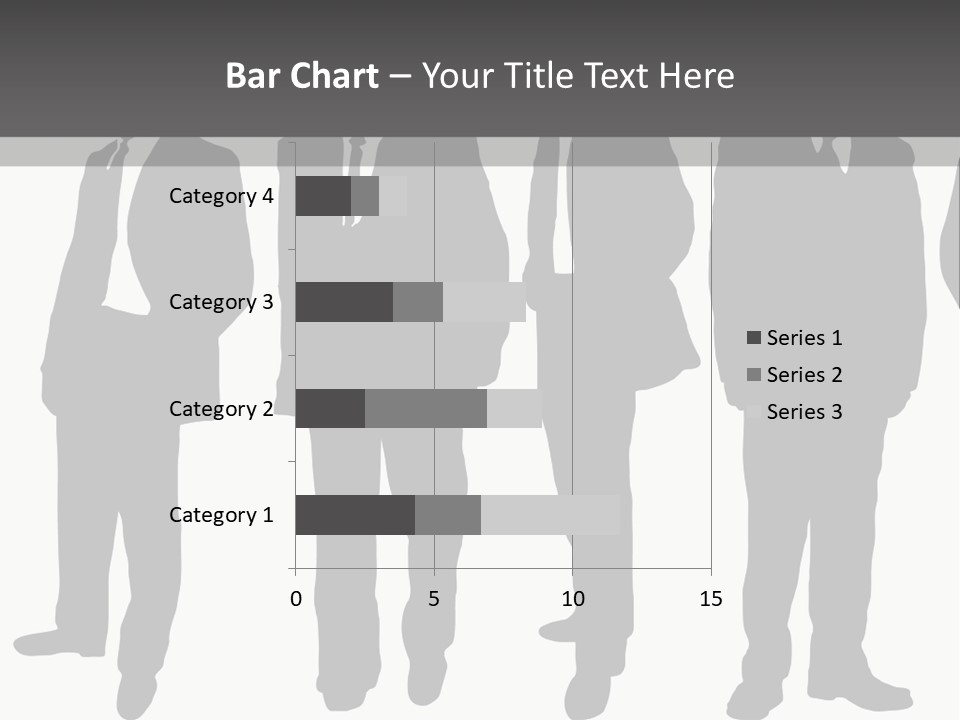 Crowd Casual Illustration PowerPoint Template