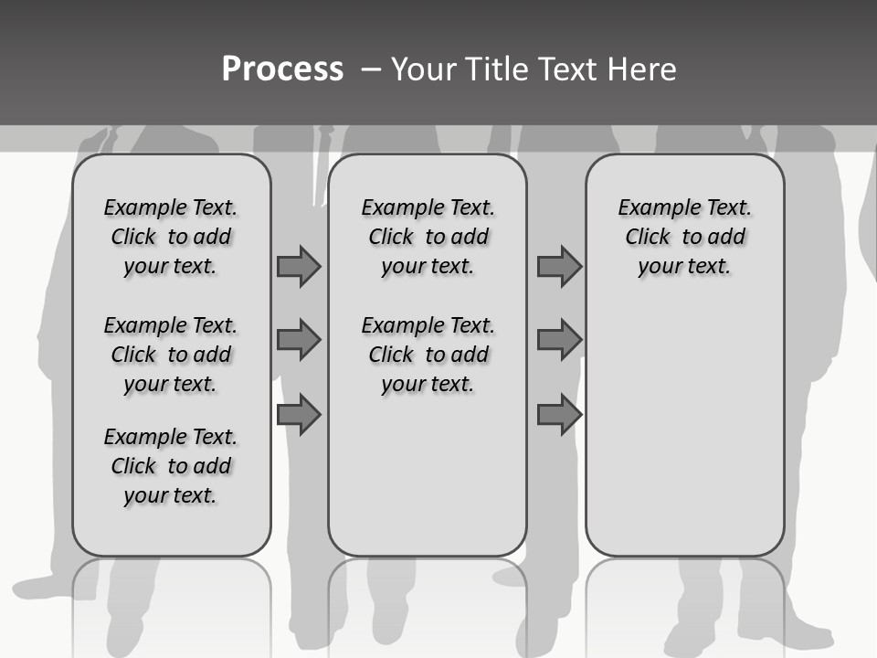 Crowd Casual Illustration PowerPoint Template