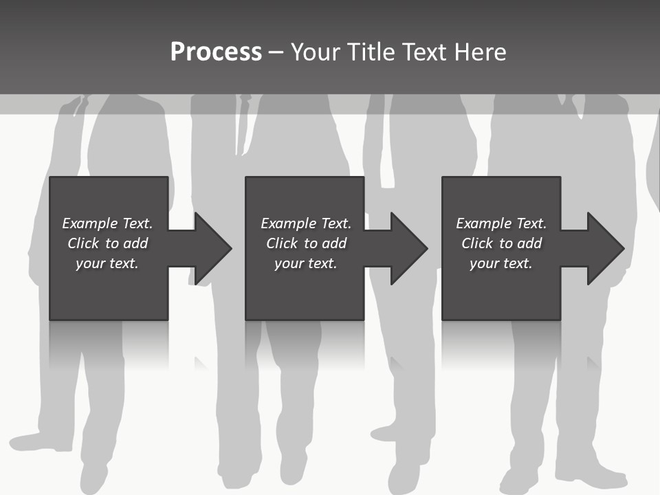 Crowd Casual Illustration PowerPoint Template