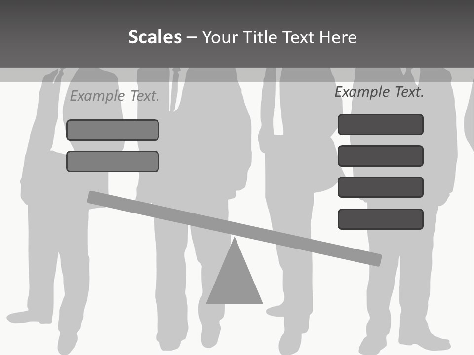 Crowd Casual Illustration PowerPoint Template