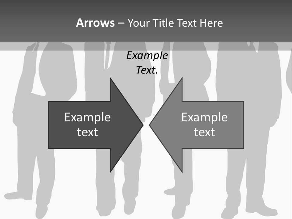 Crowd Casual Illustration PowerPoint Template