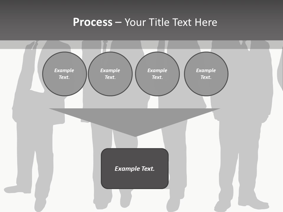 Crowd Casual Illustration PowerPoint Template