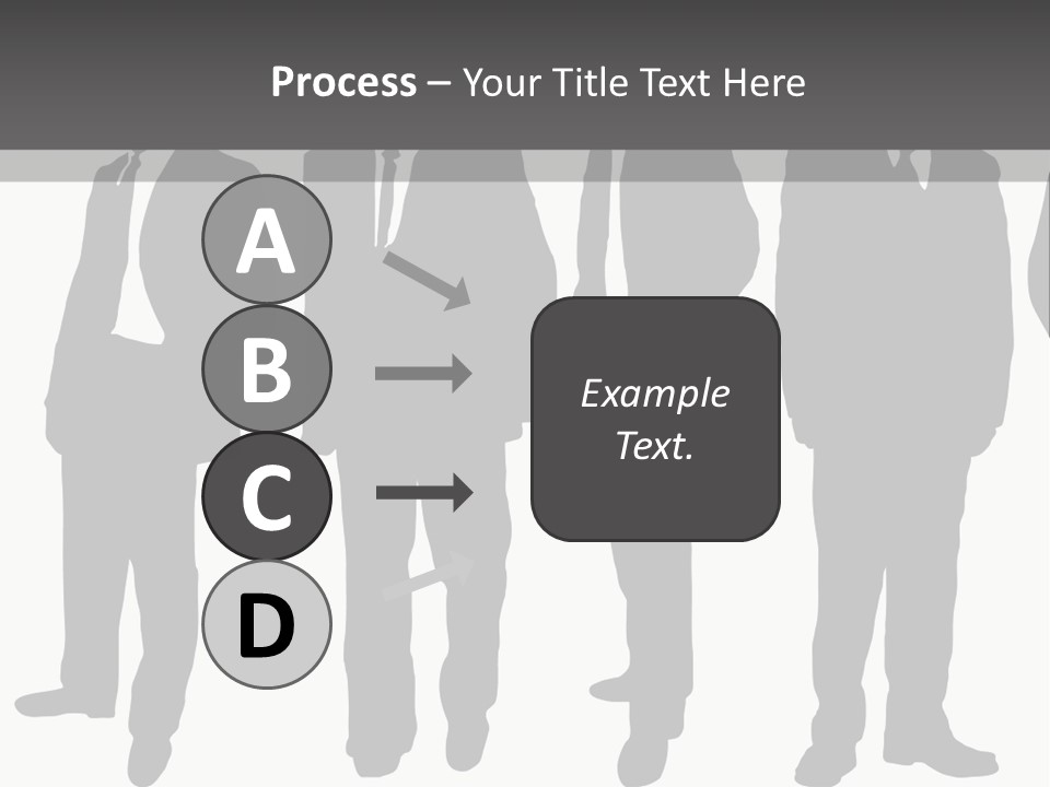 Crowd Casual Illustration PowerPoint Template
