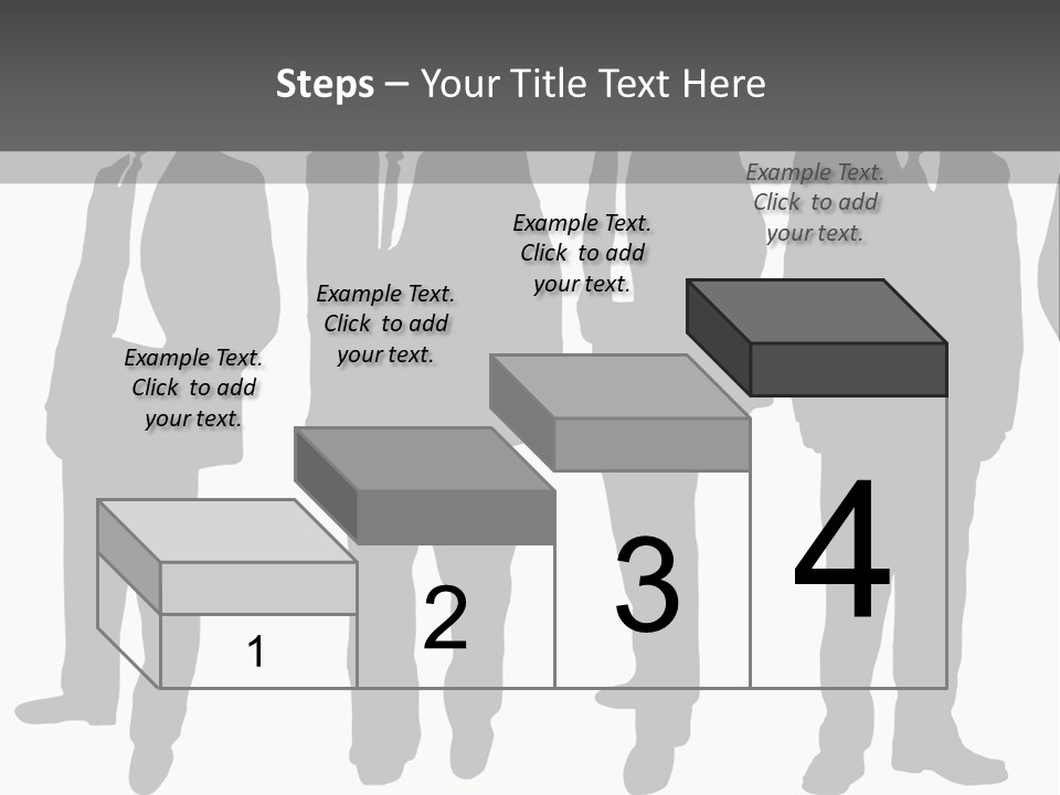 Crowd Casual Illustration PowerPoint Template