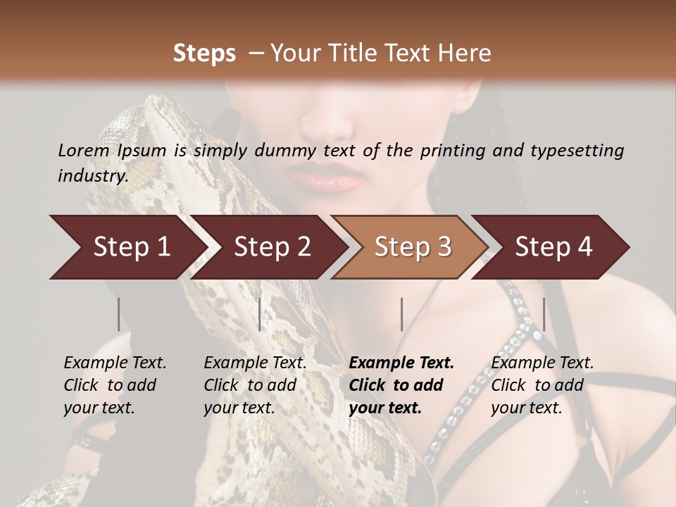 Holding Human Terrible PowerPoint Template