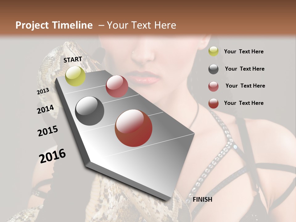 Holding Human Terrible PowerPoint Template