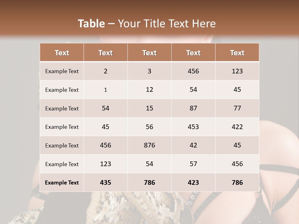 Holding Human Terrible PowerPoint Template